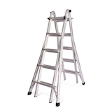 Mastercraft CSA Grade 1 Aluminum Multi-Task Ladder, 21-ft, 250-lb Front_Angled_Left