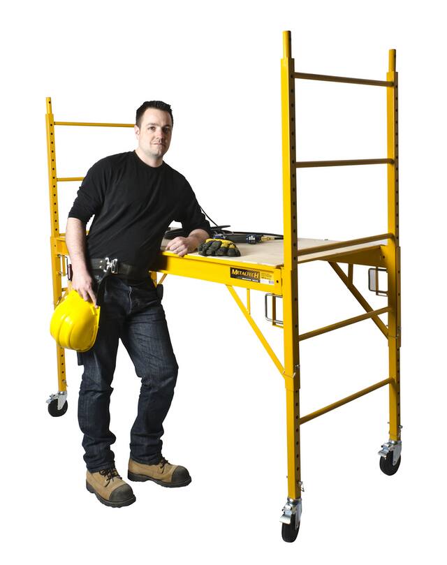 MetalTech ICISC Steel MultiUse Baker Scaffolding, 6ft, 1000lb