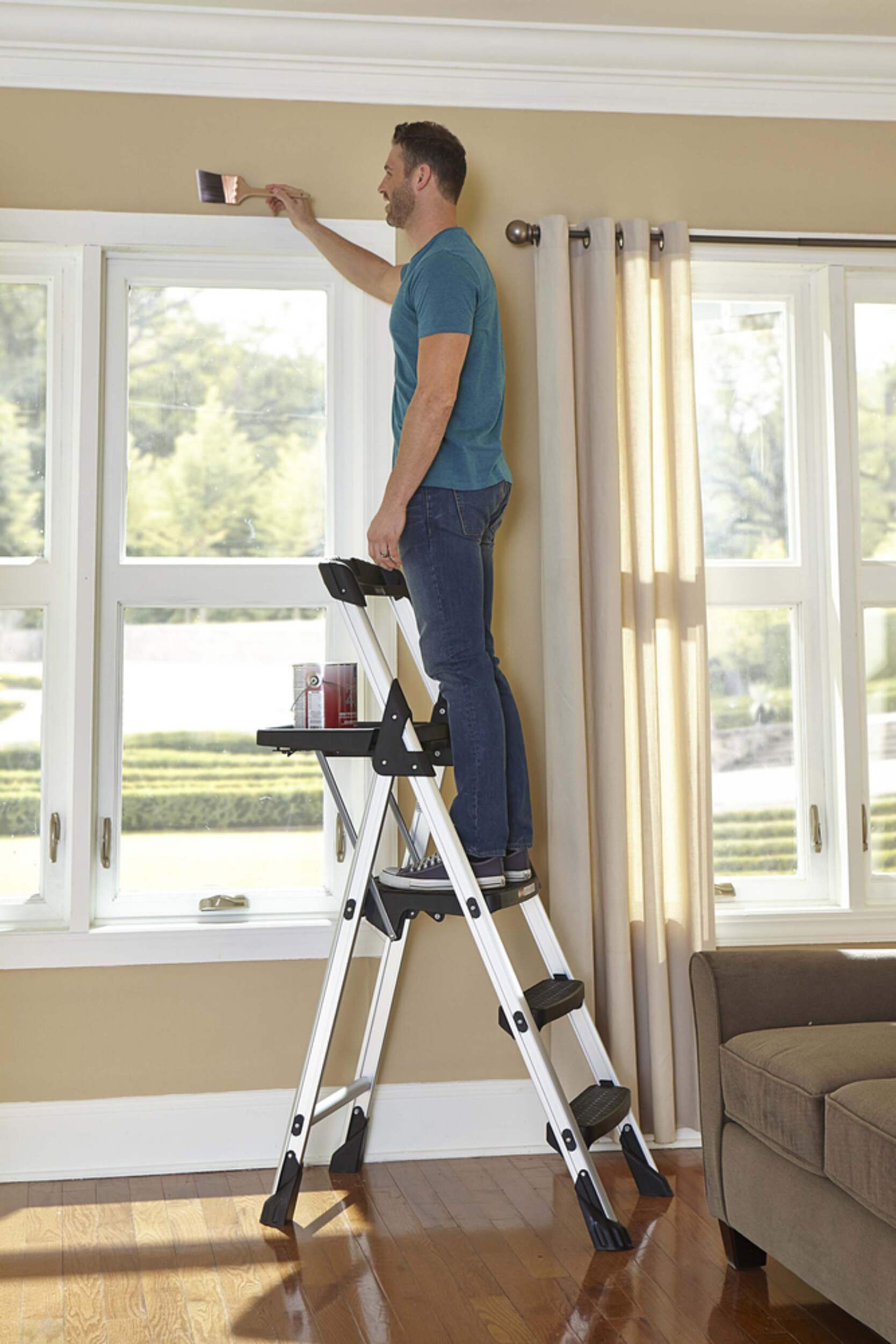 Cosco Work Platform Step Ladder Canadian Tire