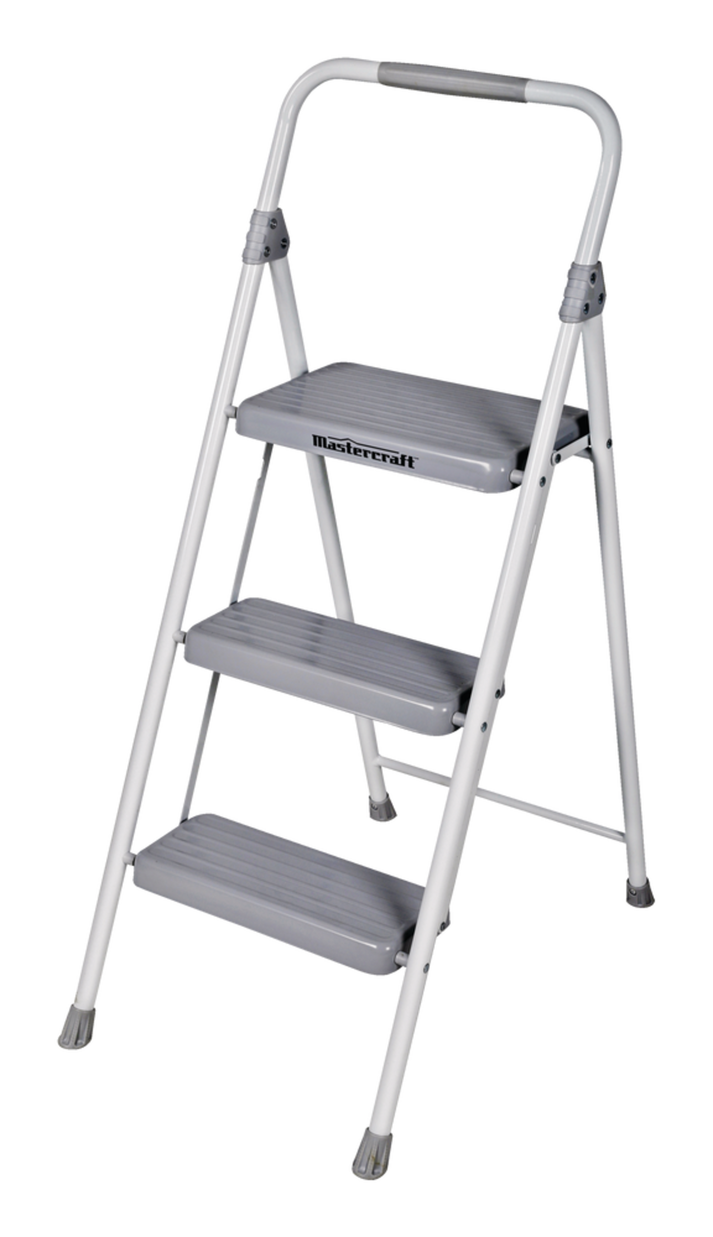 Mastercraft 3Step Metal Folding Step Stool, 225lb, 3.2 ft Canadian Tire
