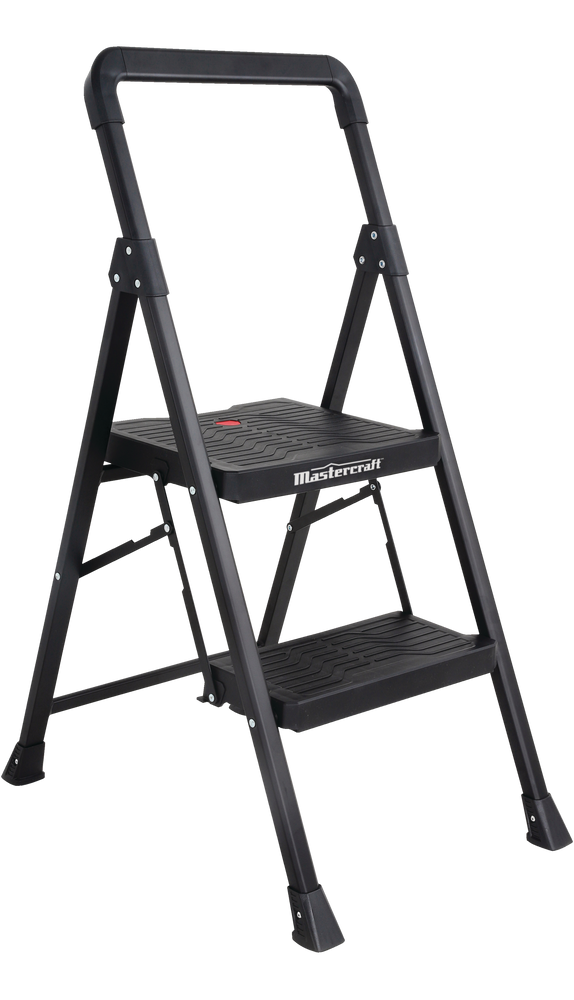 Escabeau pliant en métal/plastique à 2 marches Mastercraft, 250 lb, 3,1