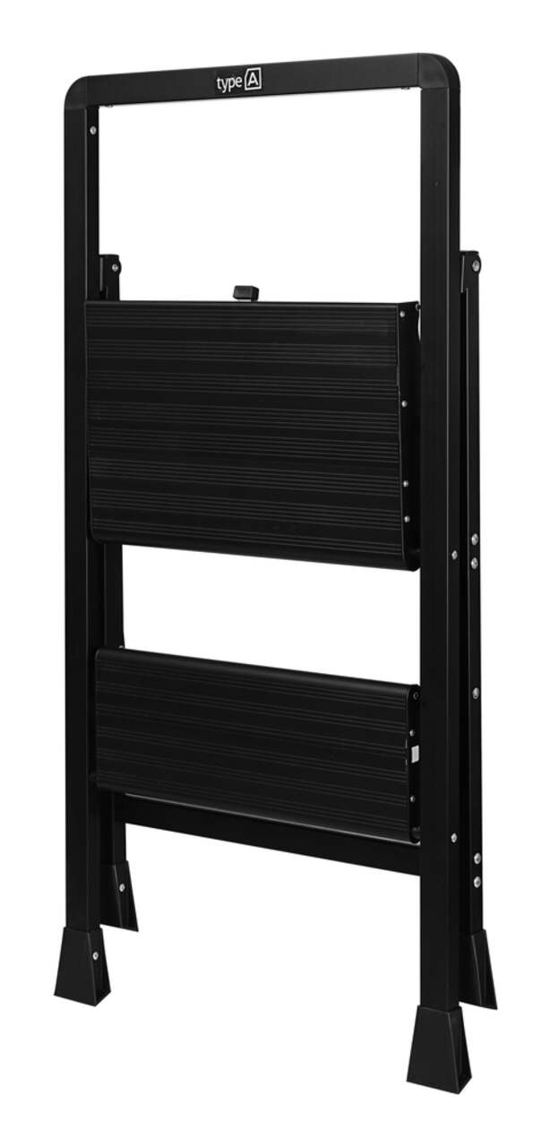 type A 2 Step Aluminum Step Stool 225 lb 3 ft