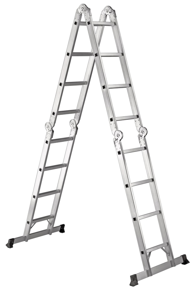 Mastercraft Articulating Ladder with Plank, 17ft Canadian Tire