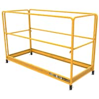 MetalTech Steel Scaffold Cage Guard Rail System Front_Angled_Left