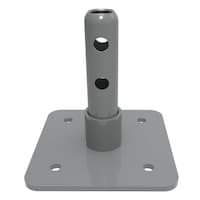 Metaltech Steel Baseplates for 6-ft Scaffold,  4-pc Front_Elevated