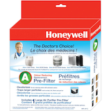 Honeywell HRF-AP1C Universal Activated Carbon Odour Reducing Air Purifier Replacement Pre-Filter (A) Front_Angled_Left