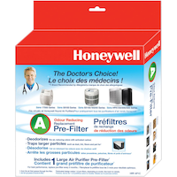 Honeywell HRF-AP1C Universal Activated Carbon Odour Reducing Air Purifier Replacement Pre-Filter (A) Front_Angled_Left
