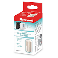 Honeywell HDC500C Humidifier Demineralization Cartridge, Helps Prevent White Dust, White, 1-pk Front_Three_Fourths_Angled_Left