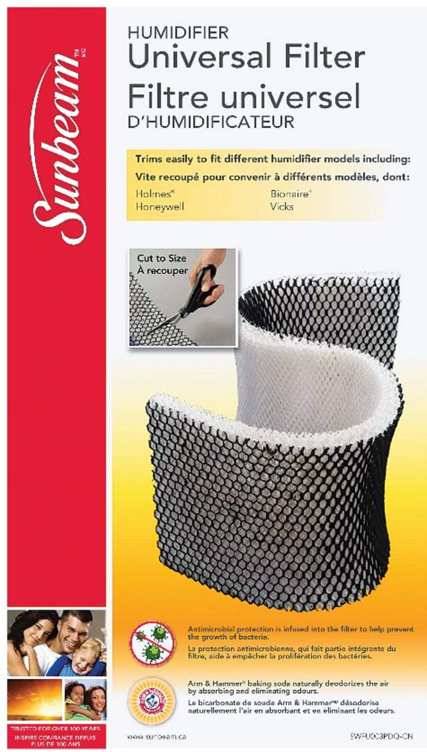 Sunbeam Universal Filter Front_Flat