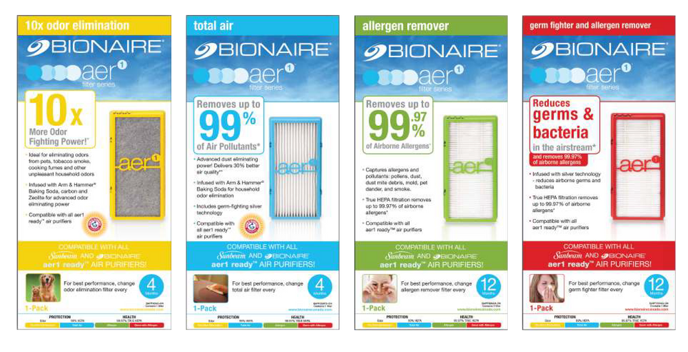 Bionaire BAPF300AHCN aer1® HEPA Air Purifier Replacement Filter