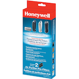 Honeywell HRF-B2C Household Odour & Gas Reducing Air Purifier Replacement Pre-Filters (B) Front_Angled_Left