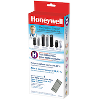 Honeywell HRF-H1C Allergen Remover True HEPA Air Purifier Replacement Filter (H) Front_Angled_Left