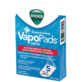 Vicks VSP-19-CAN VapoPads® Refill Pads, Soothing Menthol Scent, 5-pk Front_Angled_Left