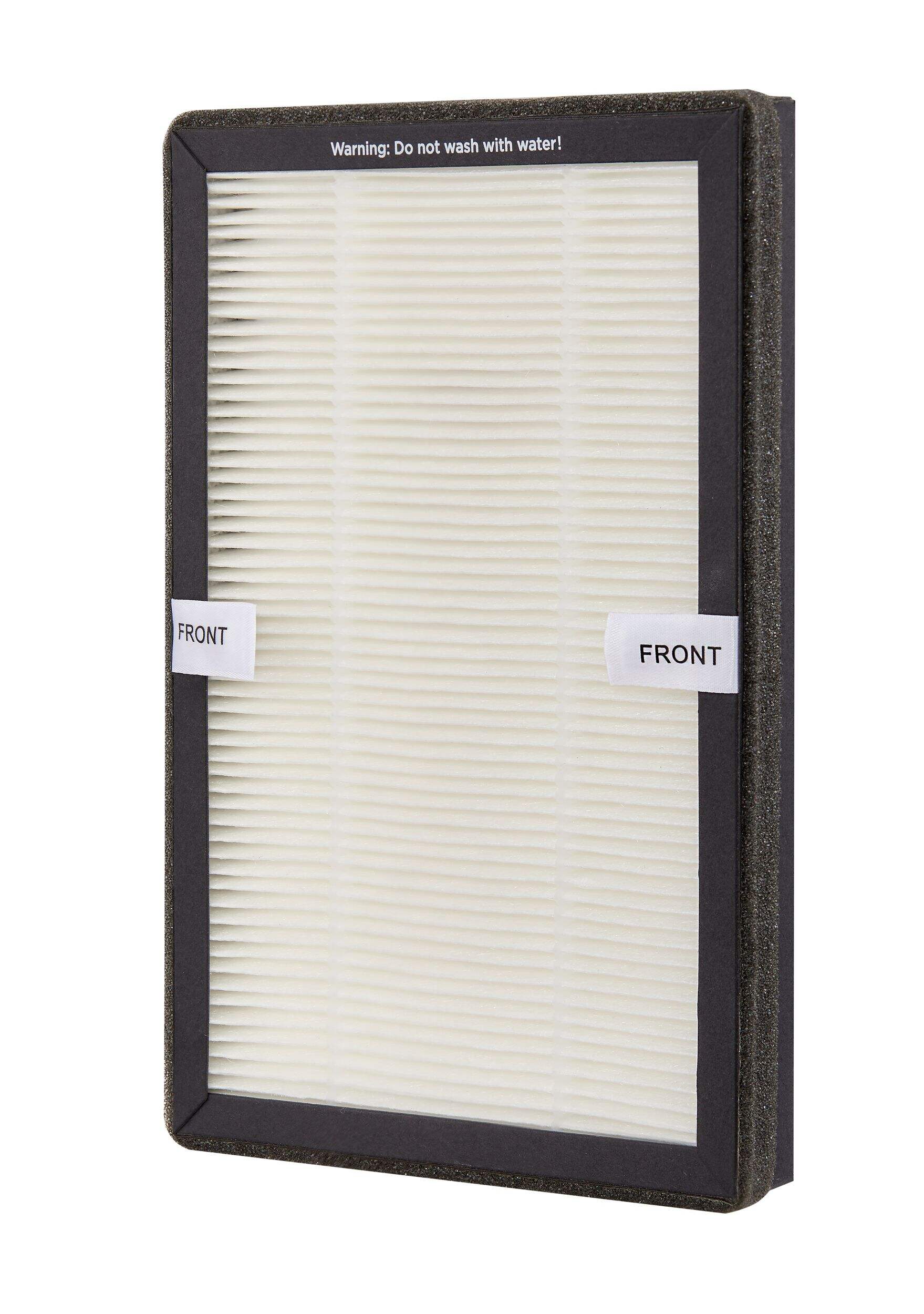 NOMA Air Purifier HEPA Filter, Captures Allergens & Bacteria, 2-pc Front_Three_Fourths_Angled_Left