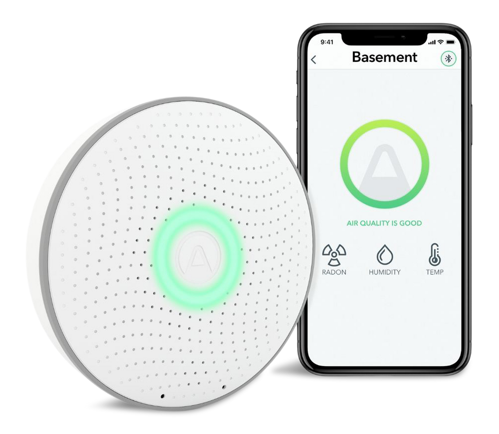 Détecteur De Radon Intelligent Airthings 2950 Wave Avec Capteurs De ...