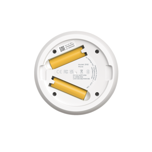 Airthings 2950 Wave Smart Radon Monitor with Temperature & Humidity