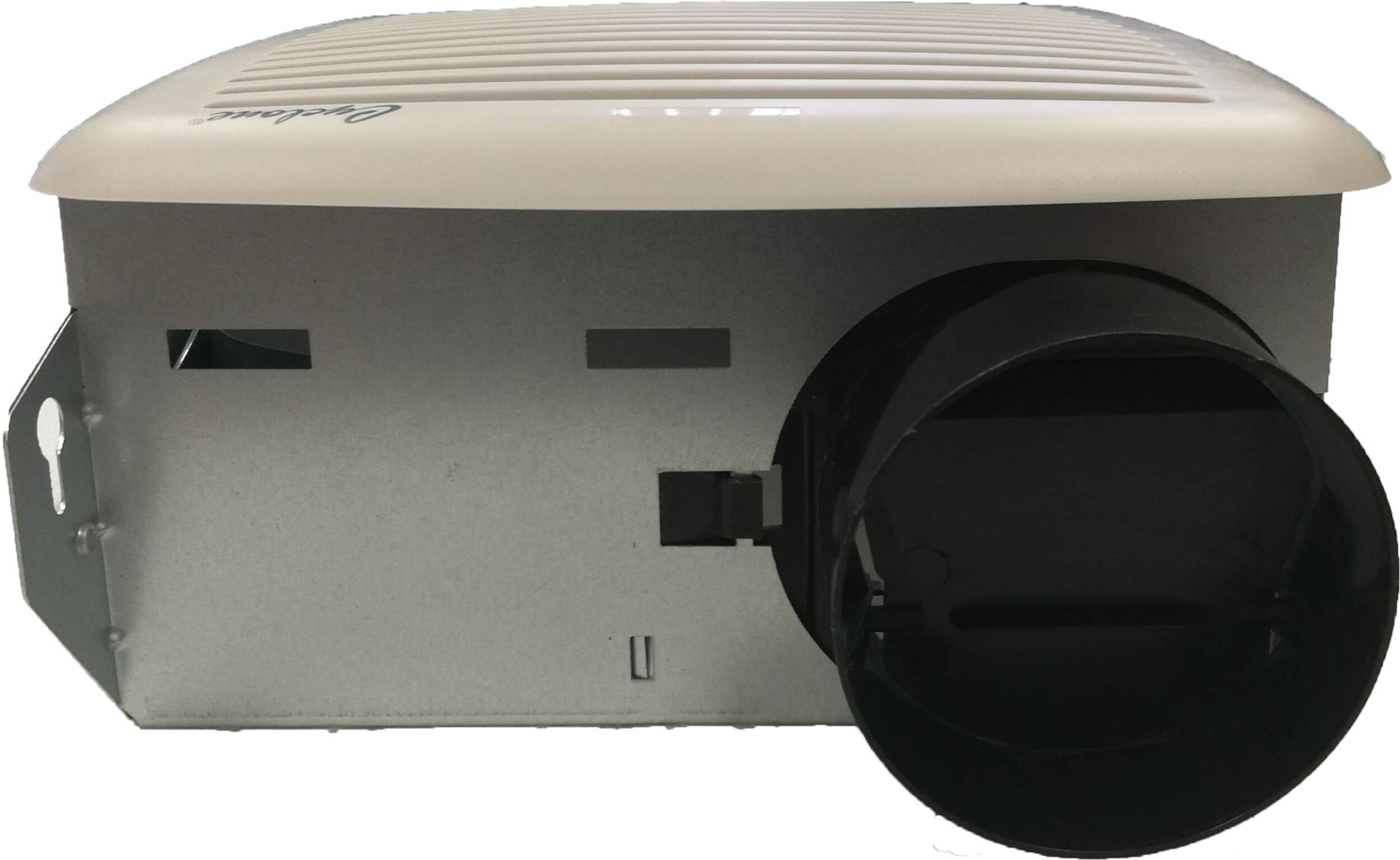 Cyclone T50 50 CFM 2.0 Sones Bathroom Fan with DC Motor, White Front_Elevated
