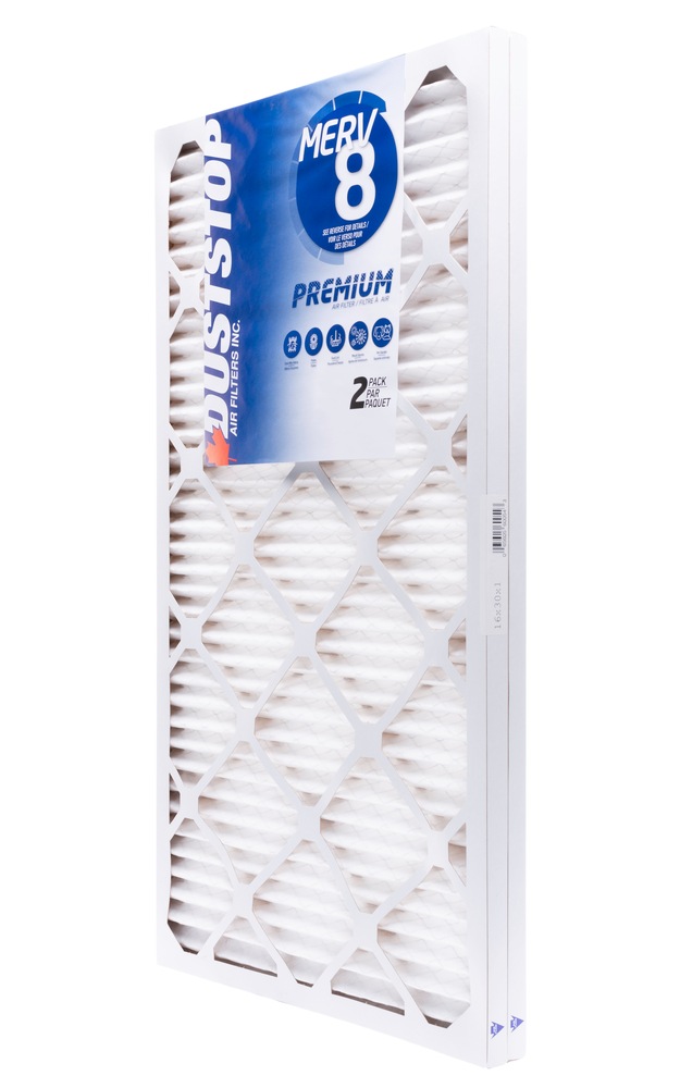 Duststop MERV 8 Premium Filter, 16in x 30in x 1in, 2pk Canadian Tire
