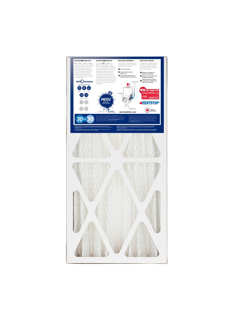 Duststop MERV 8 Premium Filter, 12in x 24in x 4in Canadian Tire