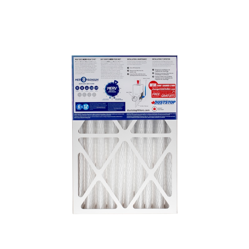 Duststop MERV 8 Premium Filter, 16in x 24in x 4in Canadian Tire