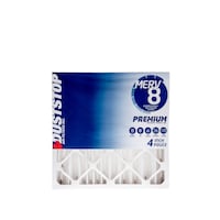 Duststop MERV 8 Premium Air Filter, 20 x 20 x 4-in Front_Flat