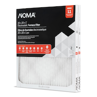 NOMA Merv 11 Furnace Filters, 2-pk, 20 x 20-in Front_Three_Fourths_Angled_Left