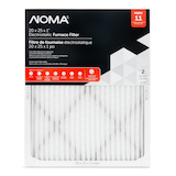 NOMA Merv 11 Furnace Filter, 2-pk, 20 x 25-in Front_Flat