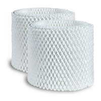 RPS BestAir HW500-2PK Humidifier Replacement Wick Filter Value Pack For Honeywell Humidifiers, White, 2-pk Front_Flat