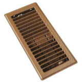 Floor Register, Polished Brass Overhead_Plunge