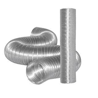 Dundas Jafine MFX38 Flexible Aluminum Semi Rigid Dryer Duct, 3-in x 8-ft