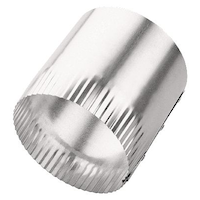 Dundas Jafine FDC4XZW Aluminum Duct to Duct Connector, 4-in Overhead_Plunge