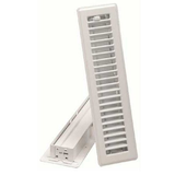 Imperial Louvered Steel Floor Register, Adjustable, White, 2-1/4 x 12-in Composite_or_Mixed