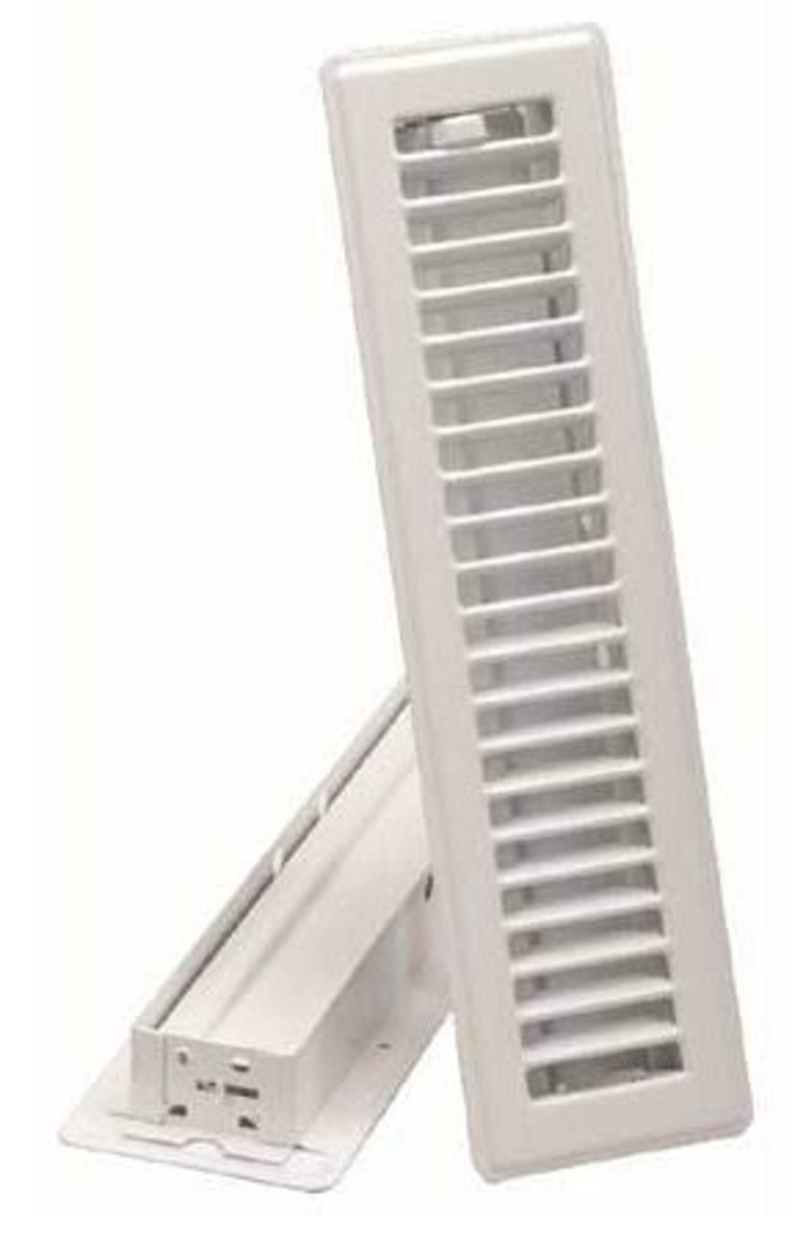 Imperial Louvered Steel Floor Register, Adjustable, White, 2-1/4 x 12-in Composite_or_Mixed