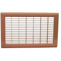 Imperial Steel Return Air Floor Grille For Cooling/Heating Systems, Brown, 8 x 14-in Overhead_Flat