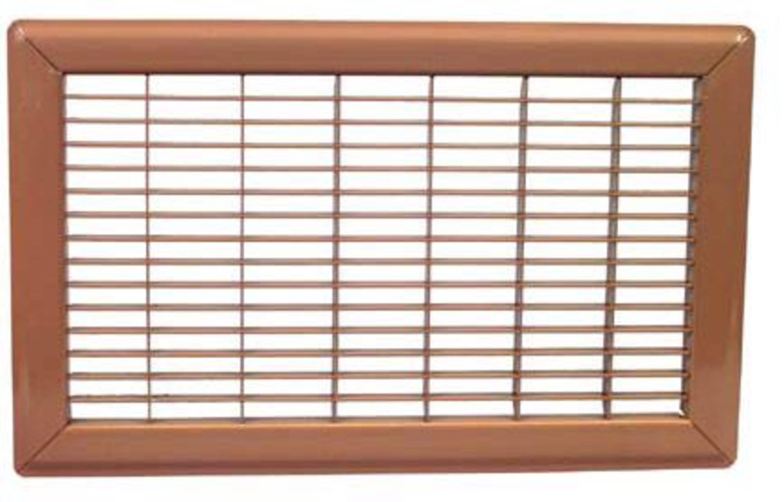 Imperial Steel Return Air Floor Grille For Cooling/Heating Systems, Brown, 8 x 14-in Overhead_Flat
