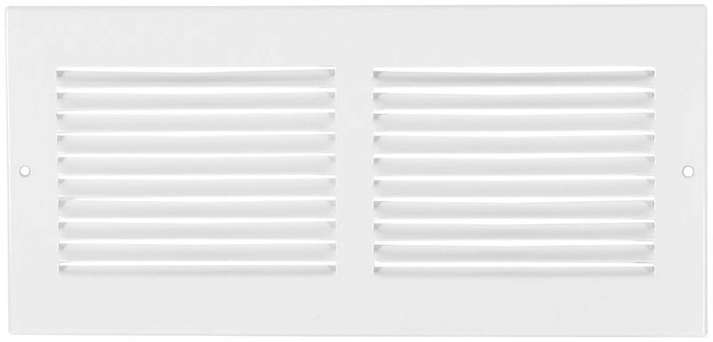 Imperial Steel Return Air Sidewall Grille For Cooling/Heating Systems, White, 14 x 6-in Front_Flat