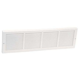 Grille de plinthe de retour d'air en acier Imperial pour systèmes de refroidissement et de chauffage, blanc, 30 x 6 po Front_Three_Fourths_Angled_Right