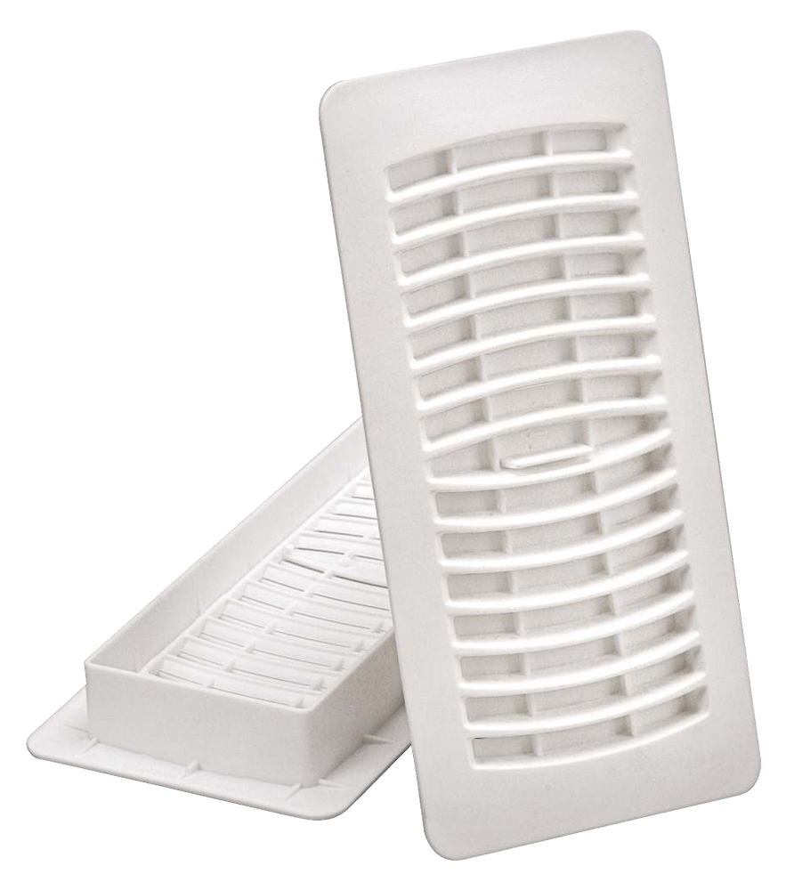 Imperial Louvered Plastic Floor Register, Adjustable, Dishwasher Safe