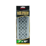 Floor Register, Pewter Front_Flat