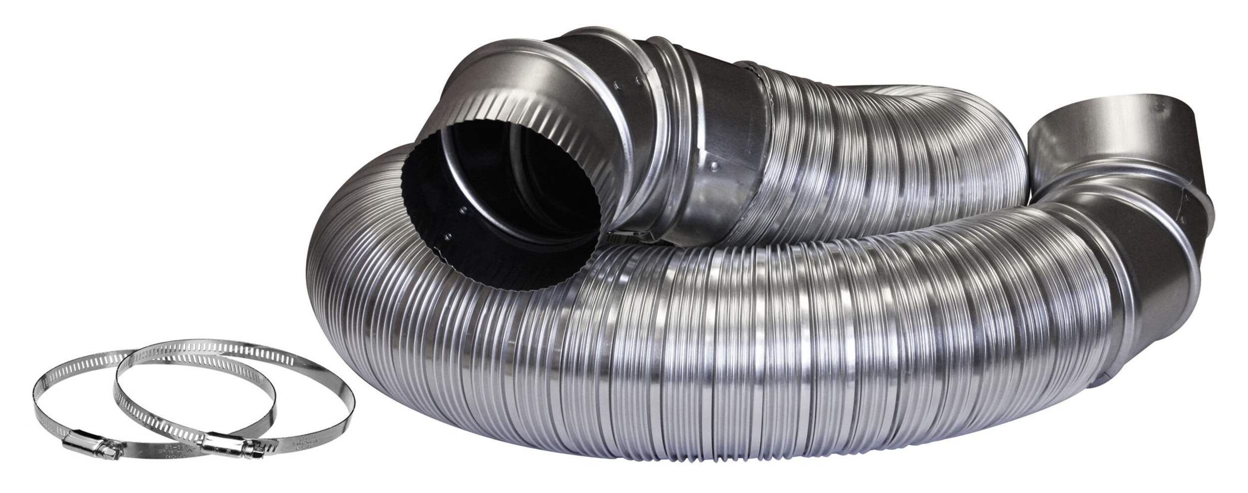 Dundas Jafine MFX48ULMK All Metal Dryer Hook Up Kit, UL Certified, 4-in x 8-ft Duct Composite_or_Mixed