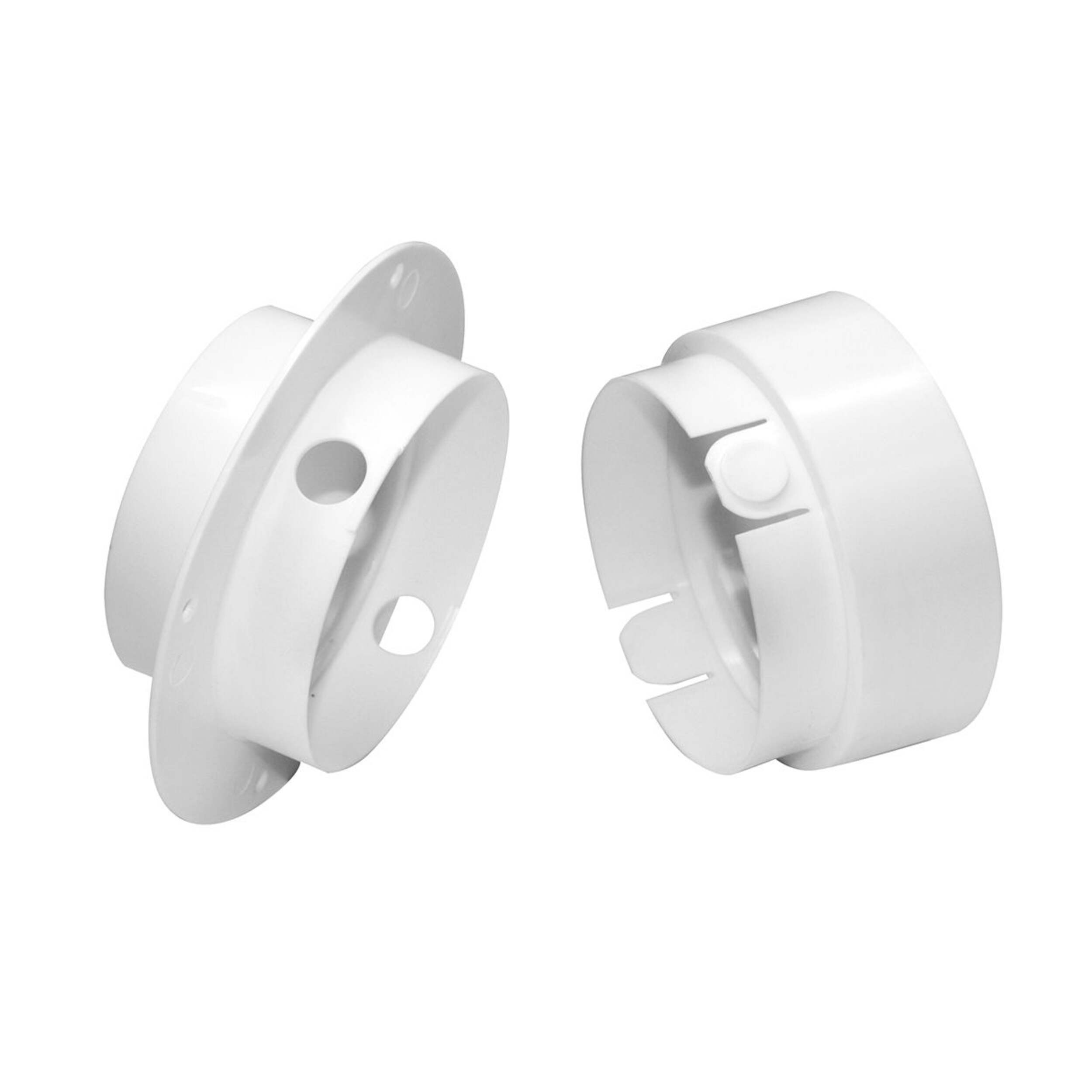 Raccord de conduit de sécheuse Dundas Jafine EZCNZW EZConnect, blanc, 4 po Composite_or_Mixed