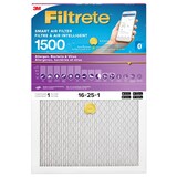 3M™ Filtrete™ Smart Allergen, Bacteria & Virus Air Filter, MPR 1500, 16 x 25 x 1-in, 1-pk Front_Flat