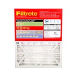 3M™ Filtrete™ Allergen Defense Micro Allergen Deep Pleat Air Filter, MPR 1000, 20 x 25 x 4-in, 1-pk Back_Flat