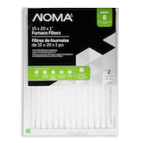 NOMA MERV 8 Furnace Air Filters, 15 x 20 x 1-in, 2-pk Front_Flat