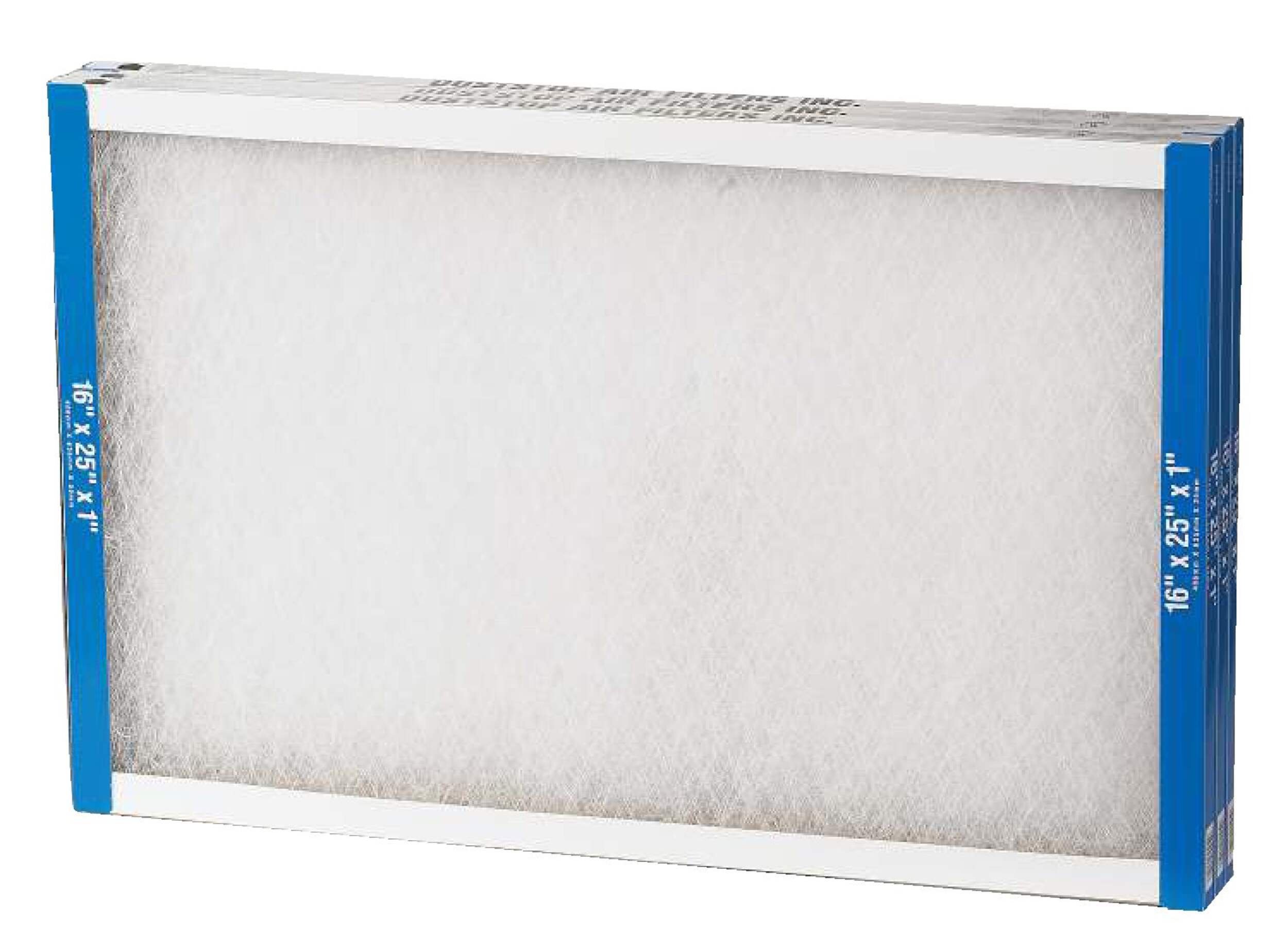 Duststop Furnace Fiberglass 16 x 25 x 1-in Air Filters, 3-pk Front_Angled_Left