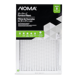 NOMA Electrostatic Furnace Air Filters, MERV 8, 16 x 24 x 1-in, 2-pk Front_Flat
