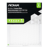 NOMA Electrostatic Furnace Air Filters, MERV 8, 20 x 25 x 1-in, 2-pk Front_Flat