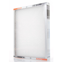 Duststop Furnace Fiberglass Air Filters, 20 x 25 x 1-in, 3-pk Front_Three_Fourths_Angled_Left