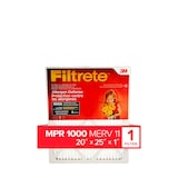 3M™ Filtrete™ Allergen Defense Micro Allergen Filter, MPR 1000, 20 x 25 x 1-in, 1-pk Front_Flat