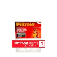 3M™ Filtrete™ Allergen Defense Micro Allergen Filter, MPR 1000, 20 x 25 x 1-in, 1-pk Front_Flat